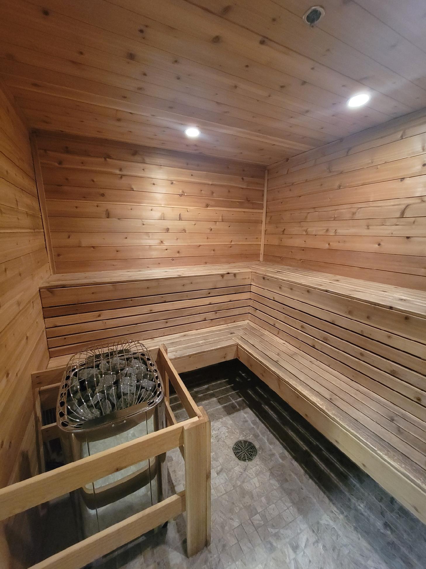 Sauna at EveryBody Fitness