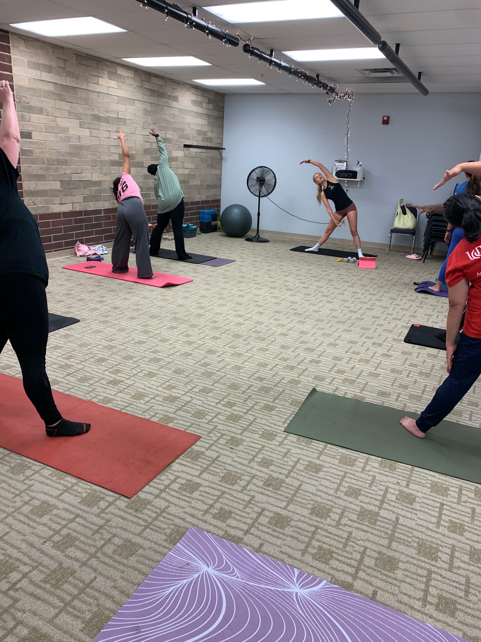 Pilates class at EveryBody Fitness