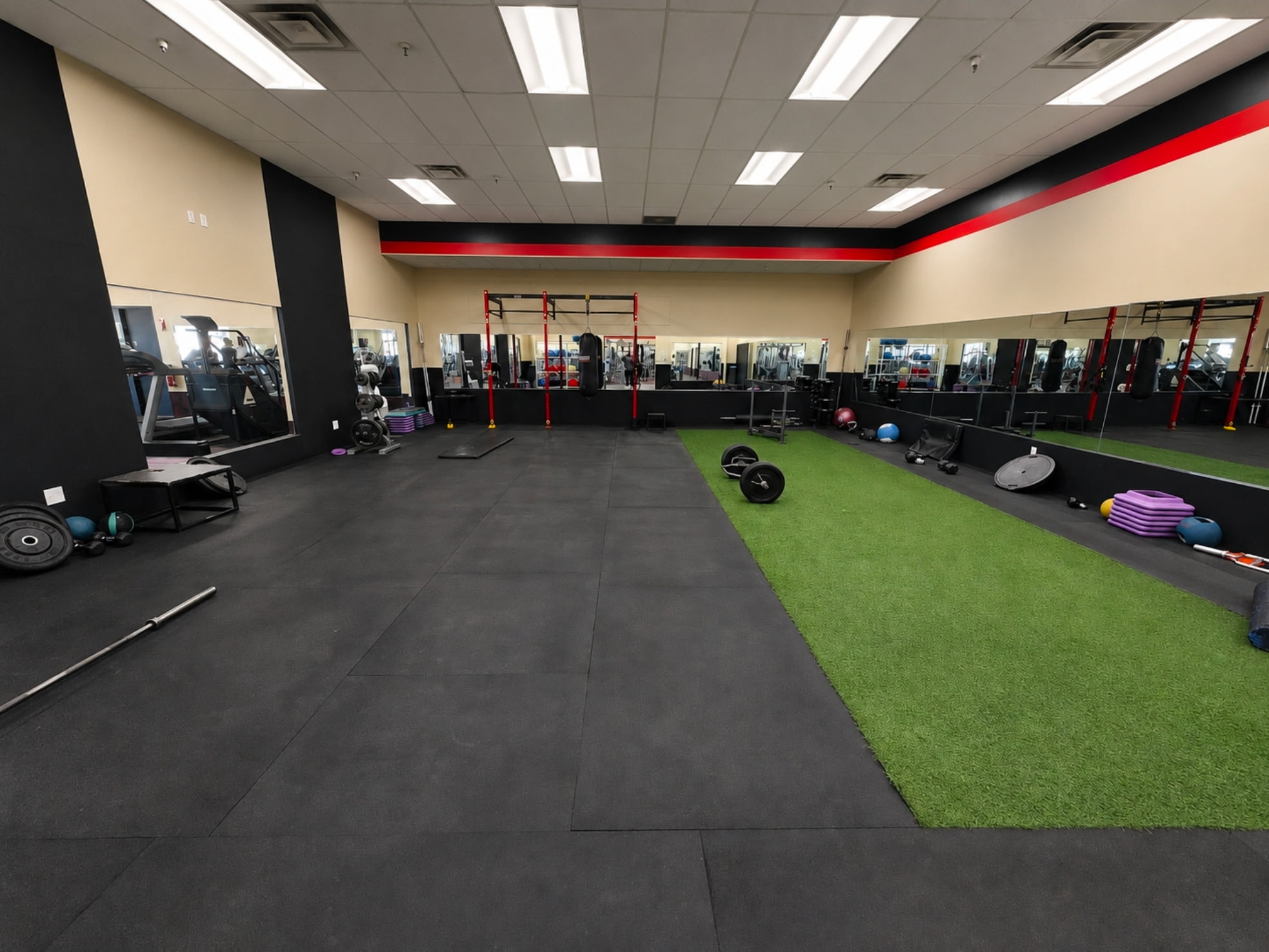 Turf and functional training area